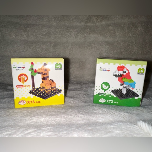 NEW Mini Micro Building Block Single Boxes and Display Box Animals Faux Lego 10 - Picture 6 of 11